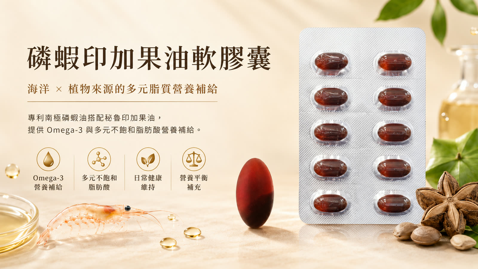 磷蝦印加果油軟膠囊 產品介紹 第 1 張，共 4 張