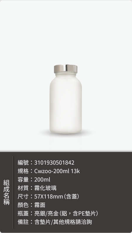 飲品玻璃瓶-瓶身樣式